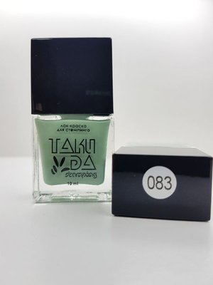 Лак-фарба для стемпінгу TAKI DA 083 (10ml) Зелений чай p4099 фото