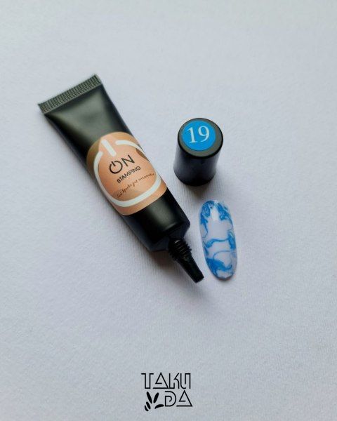 Гель-паста для стемпінгу TAKI DA On Stamping 19 (5ml) Блакитна р4306 фото