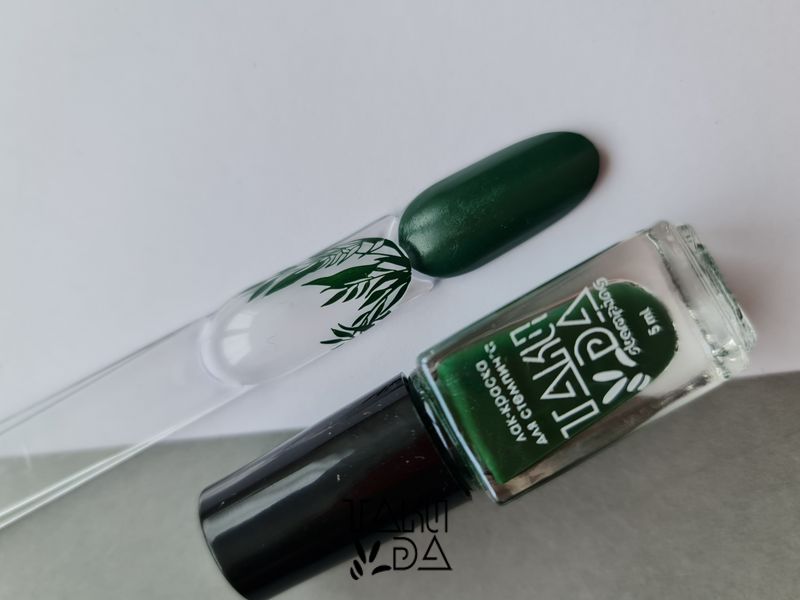 Лак-фарба для стемпінгу TAKI DA 077 (5ml) Темно-зелений р4238 фото