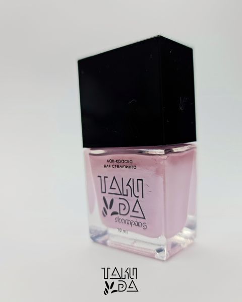Лак-фарба для стемпінгу TAKI DA 079 (10ml) Фіолетово-рожева пастель p4210 фото