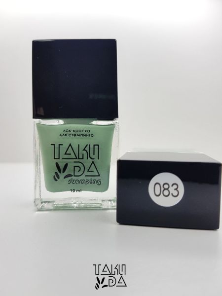 Лак-фарба для стемпінгу TAKI DA 083 (10ml) Зелений чай p4099 фото